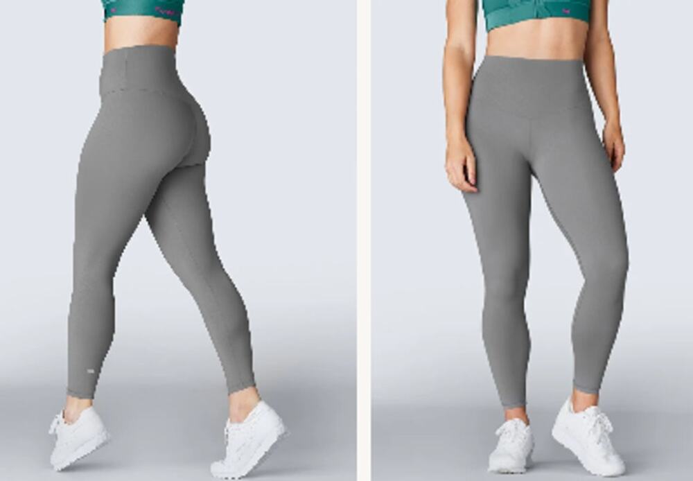 Shefit Boss Gray Leggings Yoga Pants Ankle Skinny Women's S 3563